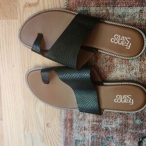 Franco Sarto Leather Upper Sandle 42